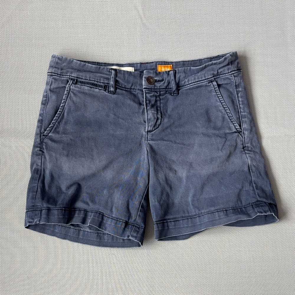 Pilcro and the Letterpress Dark Blue hyphen Women's Shorts sz 24